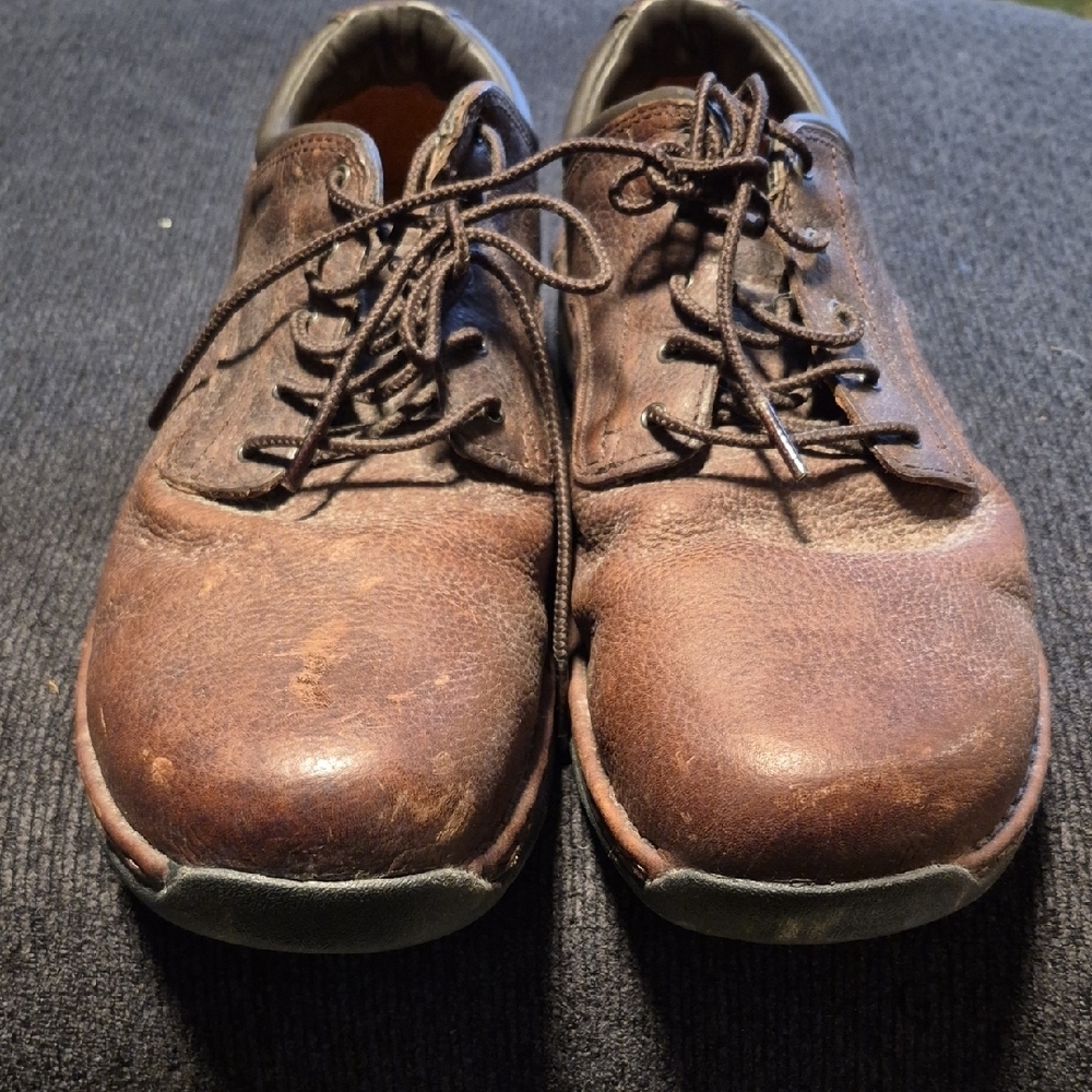 RedWing Shoes Dark Brown Leather Oxfords